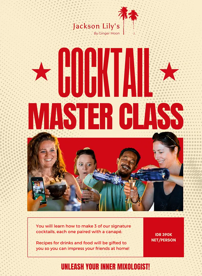 Cocktail Master Class in Seminyak